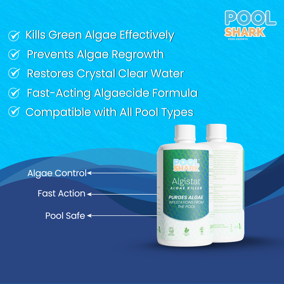 ALGISTAT - Clears Green Water, Prevents Algae Growth