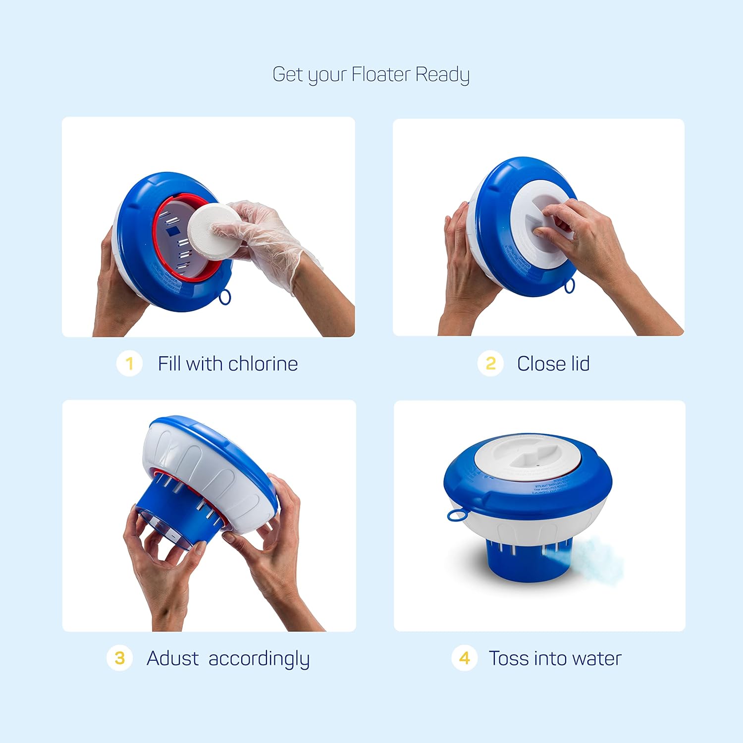 POOL CHLORINE TABLET DISPENSER