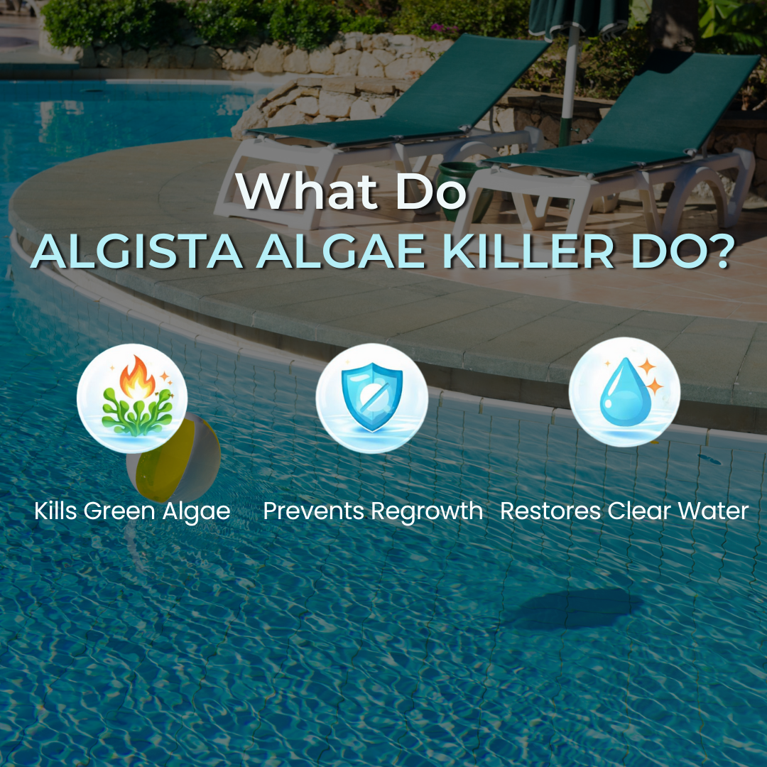 ALGISTAT - Clears Green Water, Prevents Algae Growth